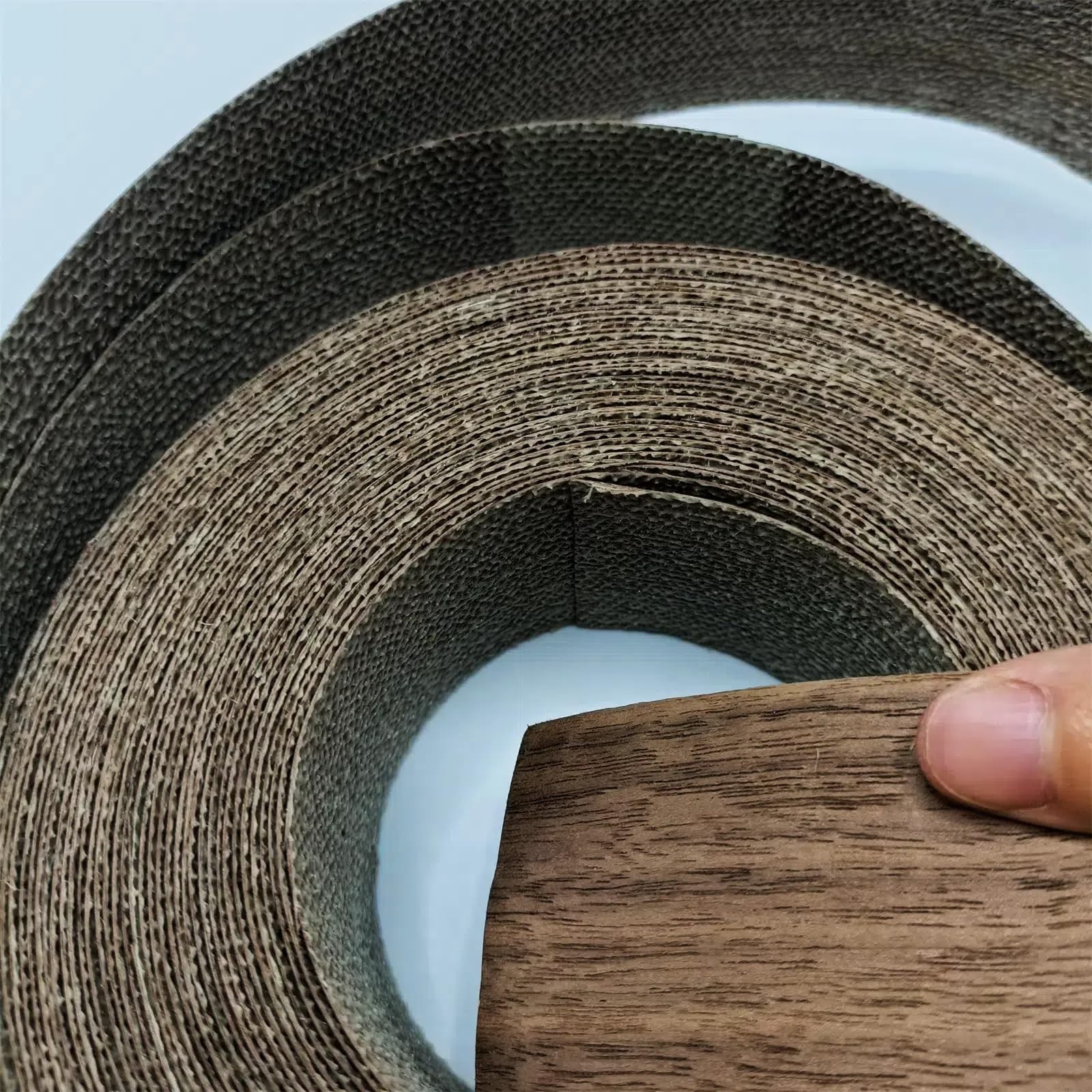 Black Walnut Wood Veneer Edge Banding 2 inchx50ft,Preglued Iron-On with Self …