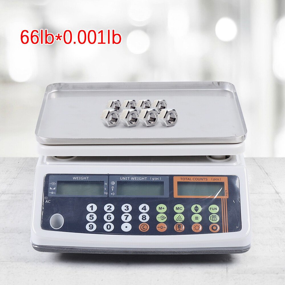 Precise Digital Parts Coin Counting Scale 30kg (66LB) Inventory Counter Checker