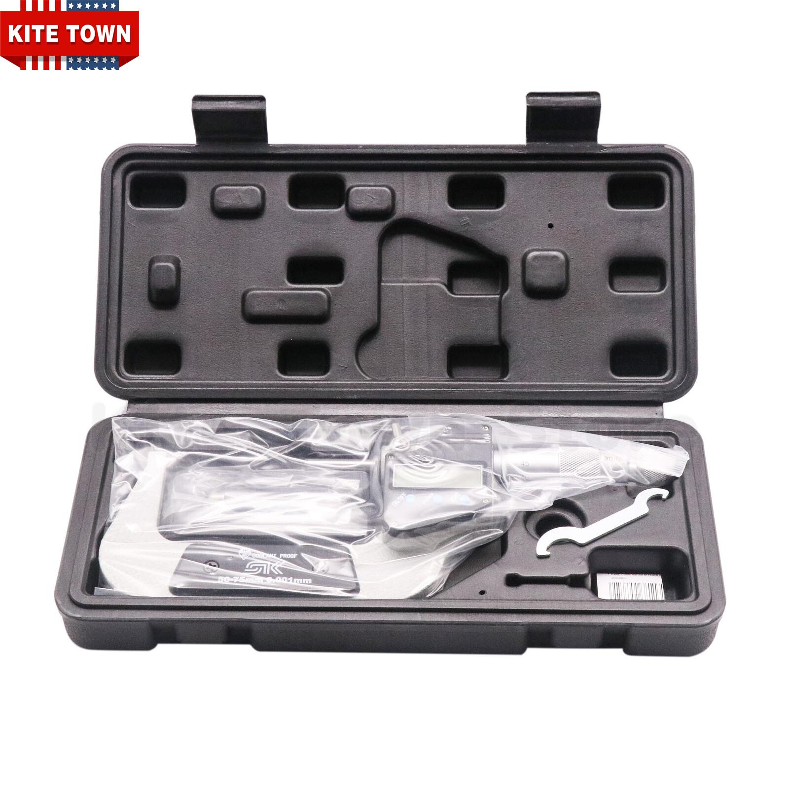2″-3″/50-75mm 0.00005″/0.001mm Digital Electronic Outside Micrometer IP65