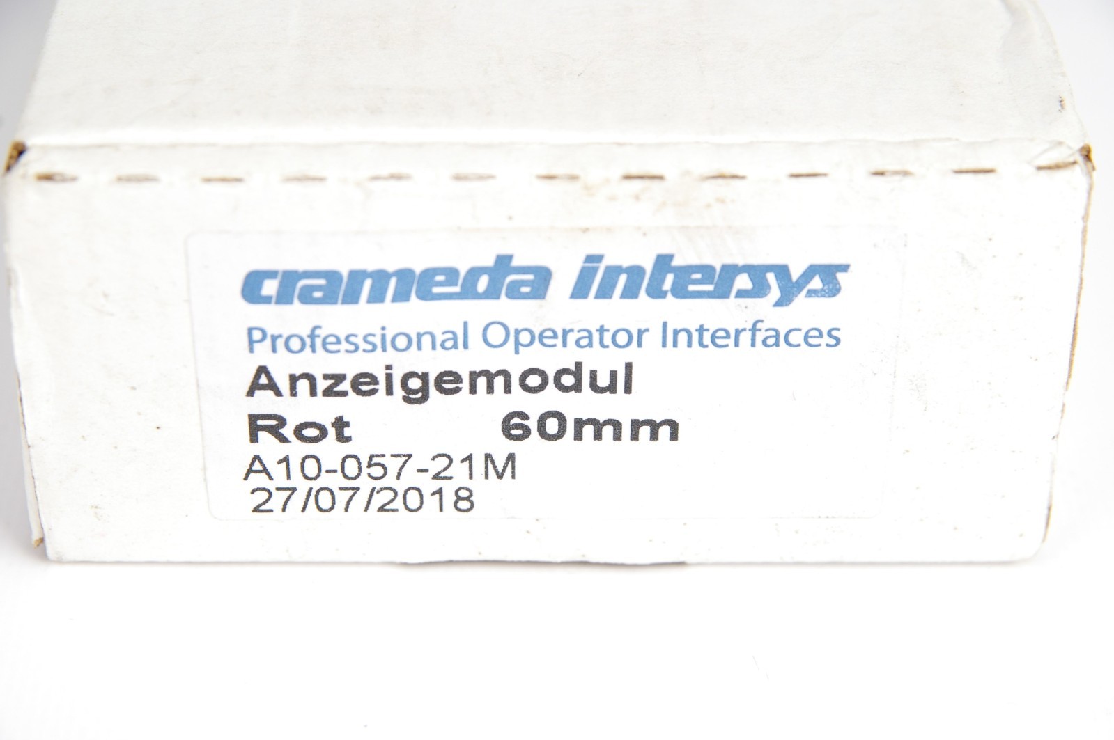 Crameda Intersys A10-057-21M 7-Segment LED Display Red