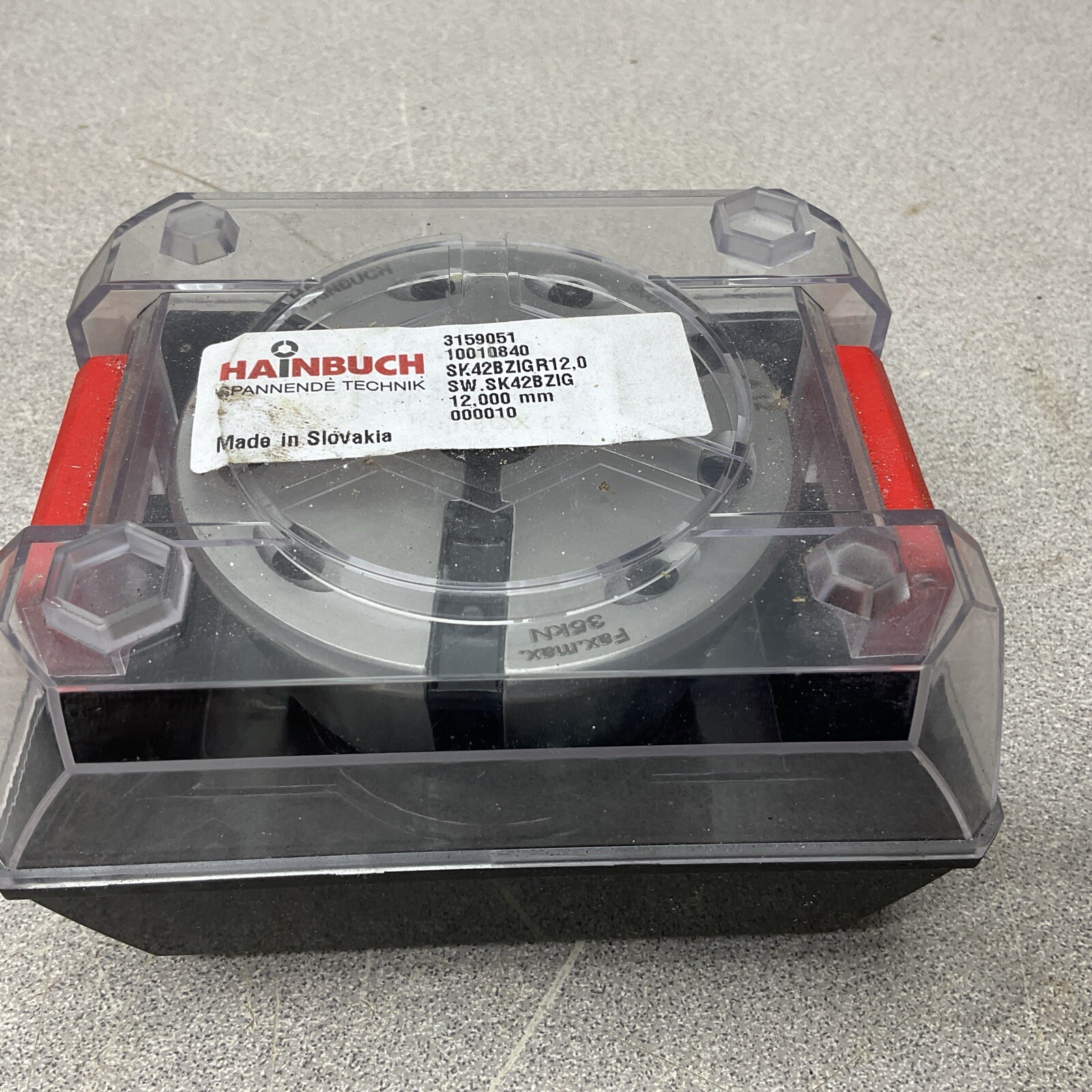 NEW Hainbuch SK42BZIGR12.0 Type 42 12mm Plain Bore Collet