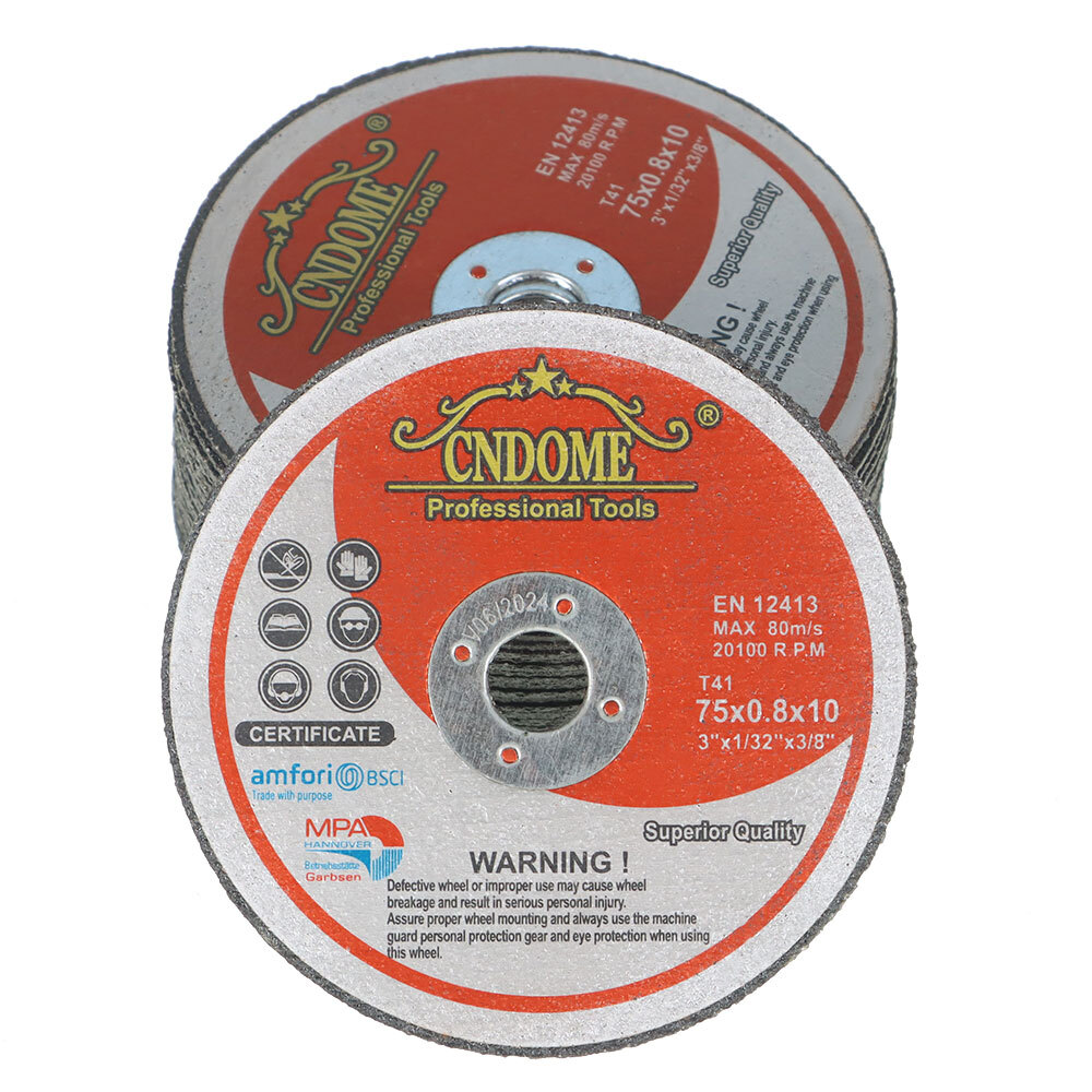 25 Pack 3″ x 1/32″ x 3/8″ Metal & Stainless Steel Cut Off Wheels For Grind Wheel
