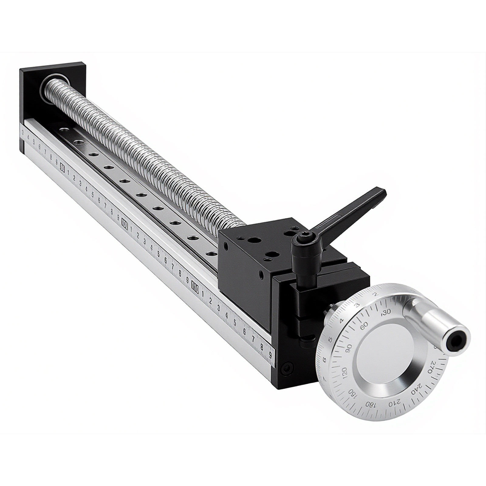 CNC Manual Linear Rail Guide Motion Slide Stage 100-300mm Aluminum Slide table