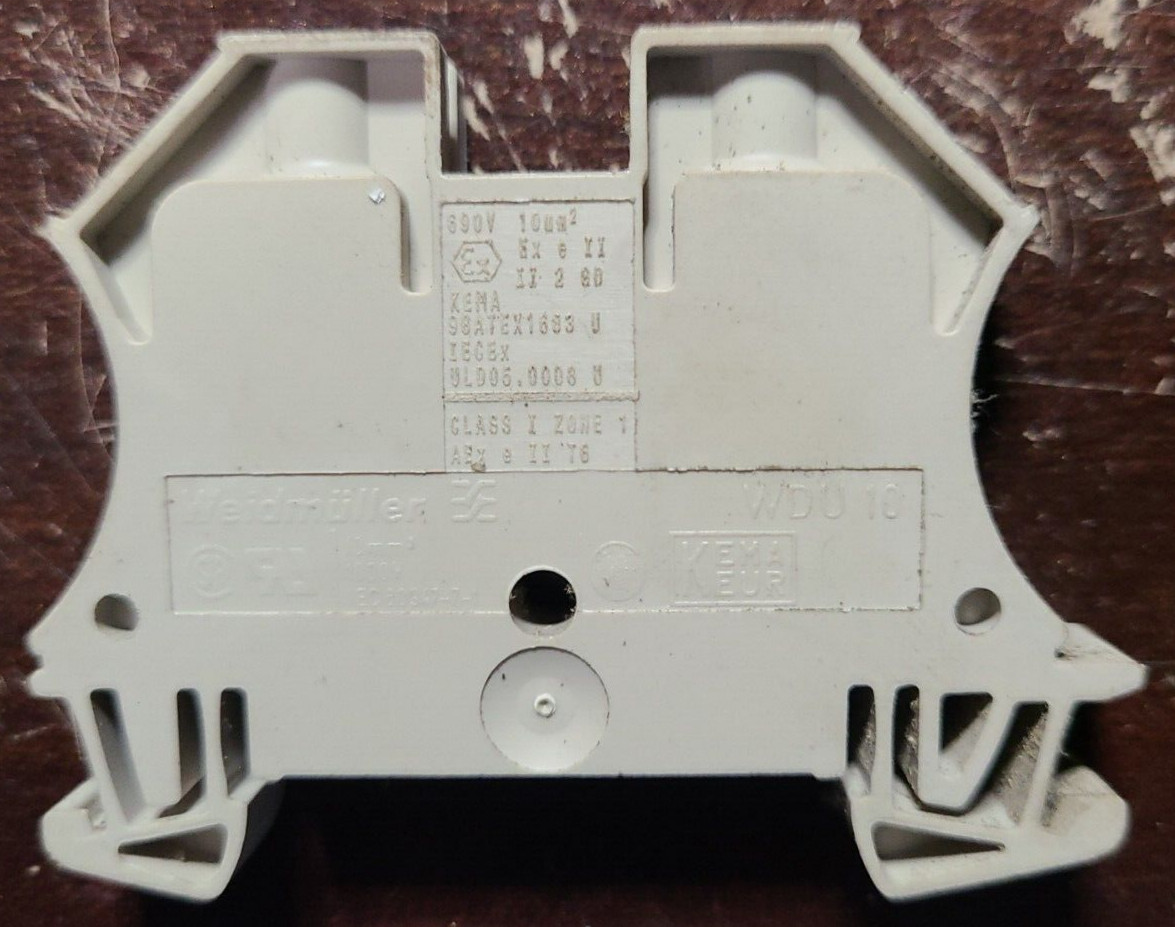 Weidmuller WDU 10 Beige Terminal Block (1020300000)