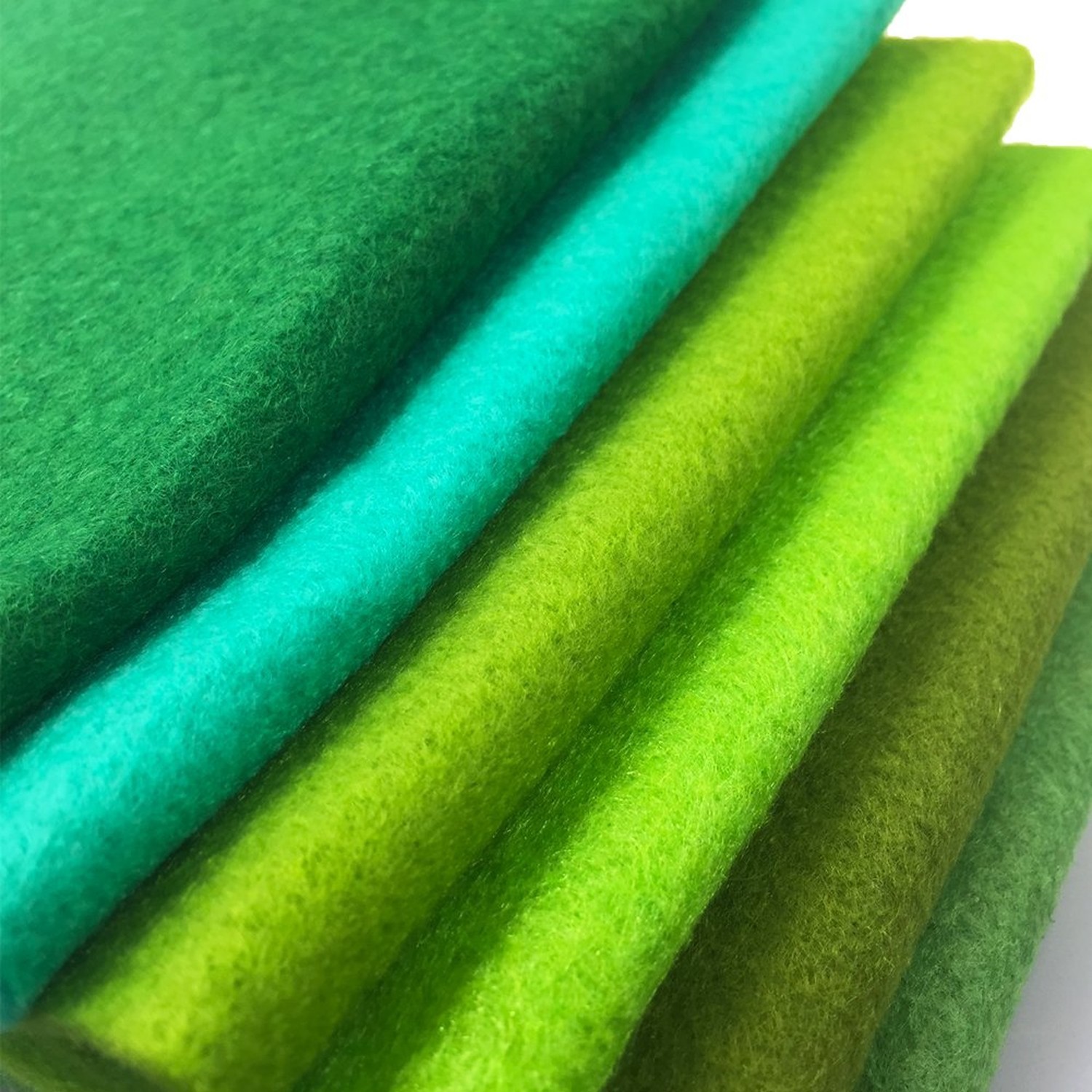flic-flac 42pcs1.4mm Thick Soft Felt Fabric Sheet Assorted Color Felt Pack DI…