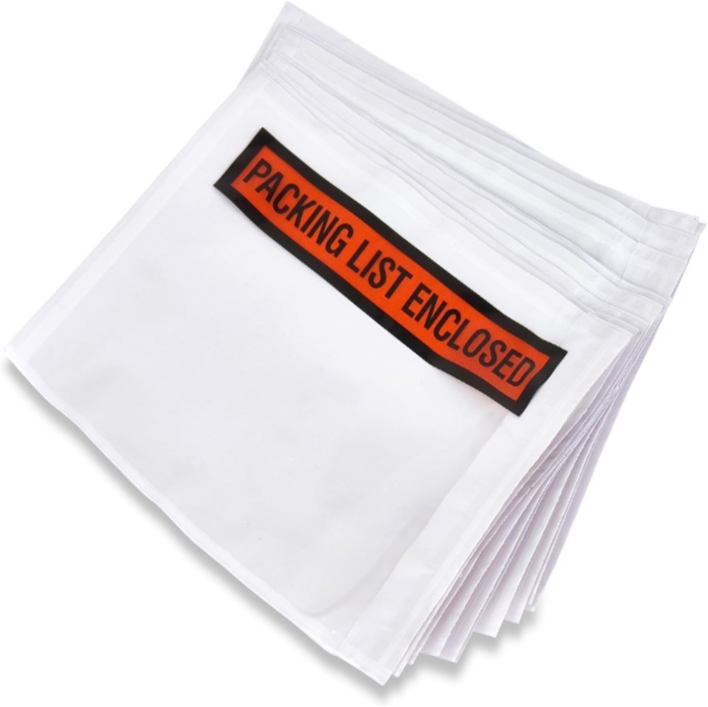 Shipping Label Sleeves Clear Self-Adhesive Packing Slip Pouches Envelope