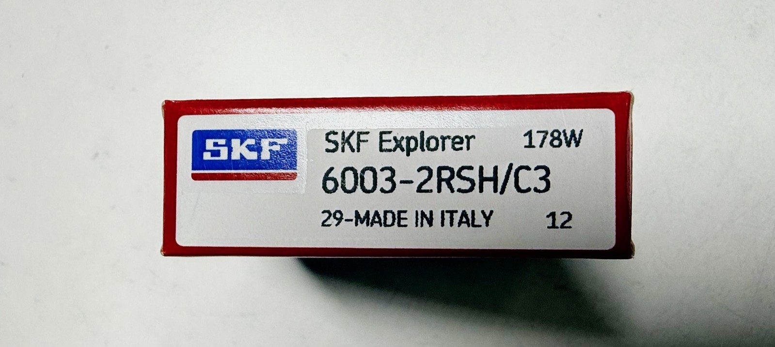 SKF 6003-2RSH C3 Deep Groove Ball Bearing Double Rubber Seals 17x35x10mm NEW