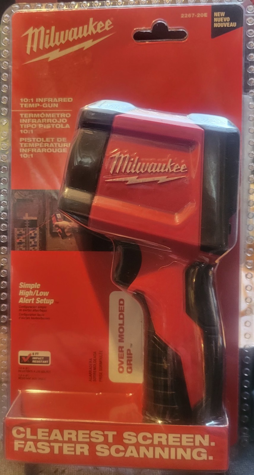 Milwaukee 10:1 Infrared Temp Gun 2267-20E