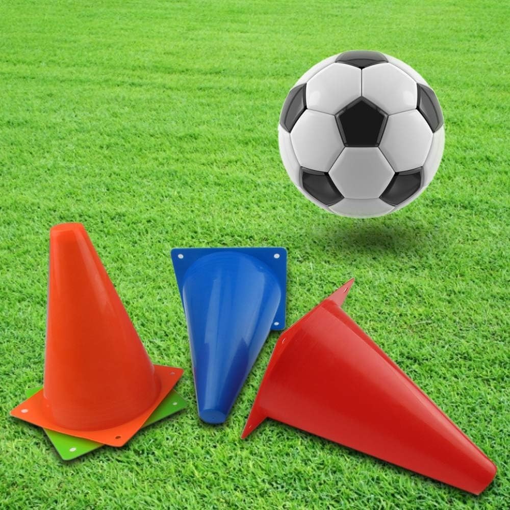 Ergonomic 7″ Training Cones – Lightweight & Stackable for All Sports Activities
