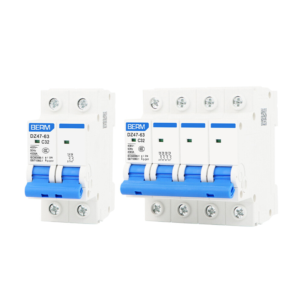Pole Breaker 6A 10A 16A 20A 25A 32A 40A 50A 63A 80A 100A 125A Amp 1P 2P 3P 4P