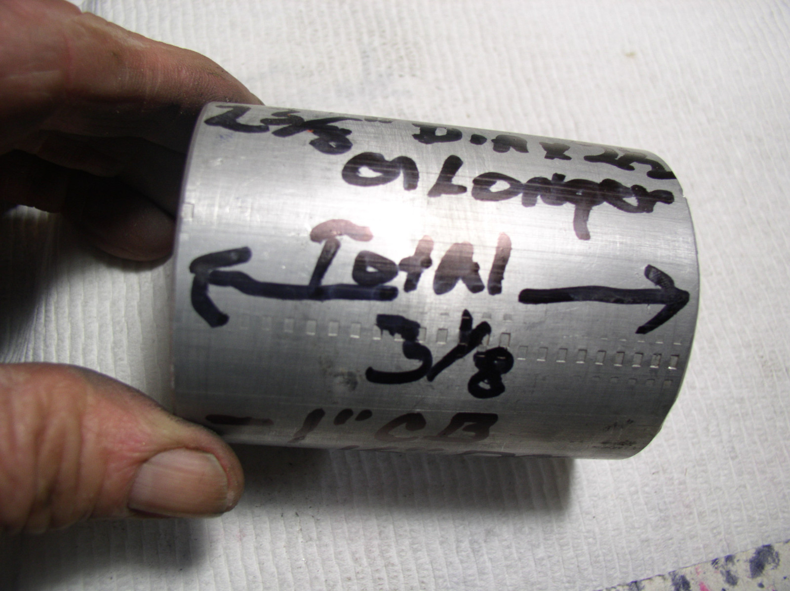 1 PC. 2 3/8″ ALUMINUM ROD (6061 ) 2 1/2 «OR LONGER 2/3/8» DIAMETER ROUND BAR