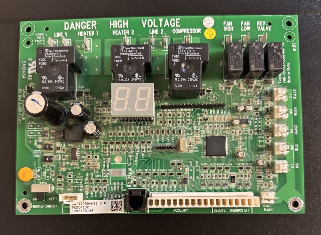 Amana PTAC Control Circuit Board 40-1129Q-A35 PCBCP132 PWB-1244A4-0000.