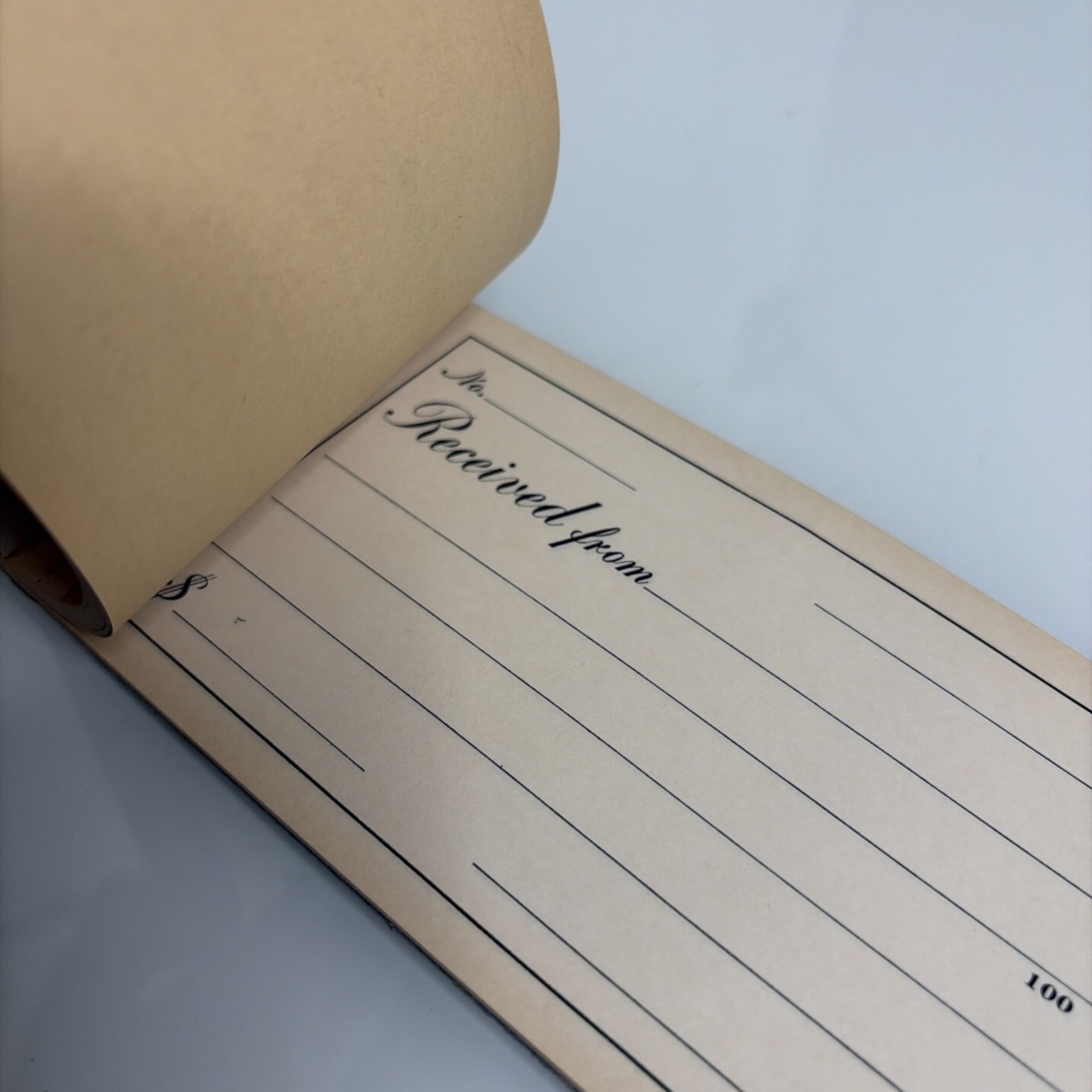 Vintage Boorum Pease 5131 Money Receipts Book Standard Duplicate Unused