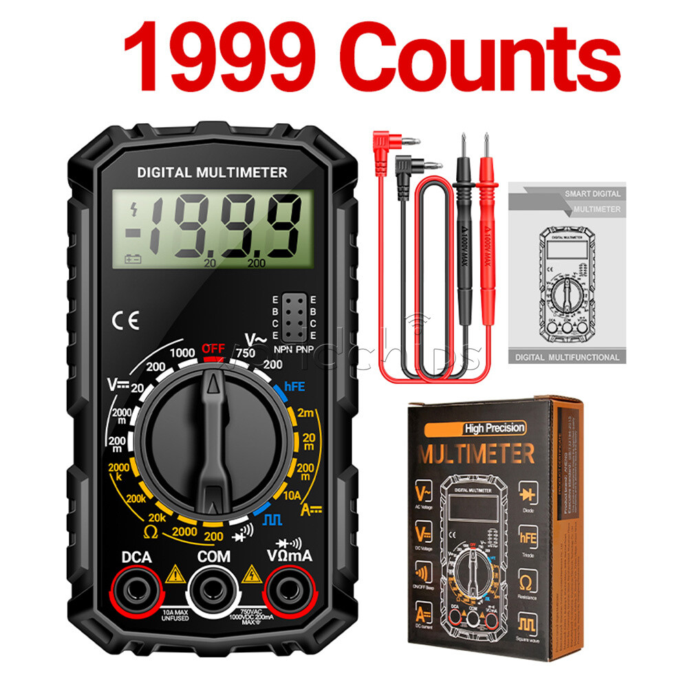 ANENG SZ308 Mini Digital Multimeter AC DC Voltage Current Resistance Meter 1999