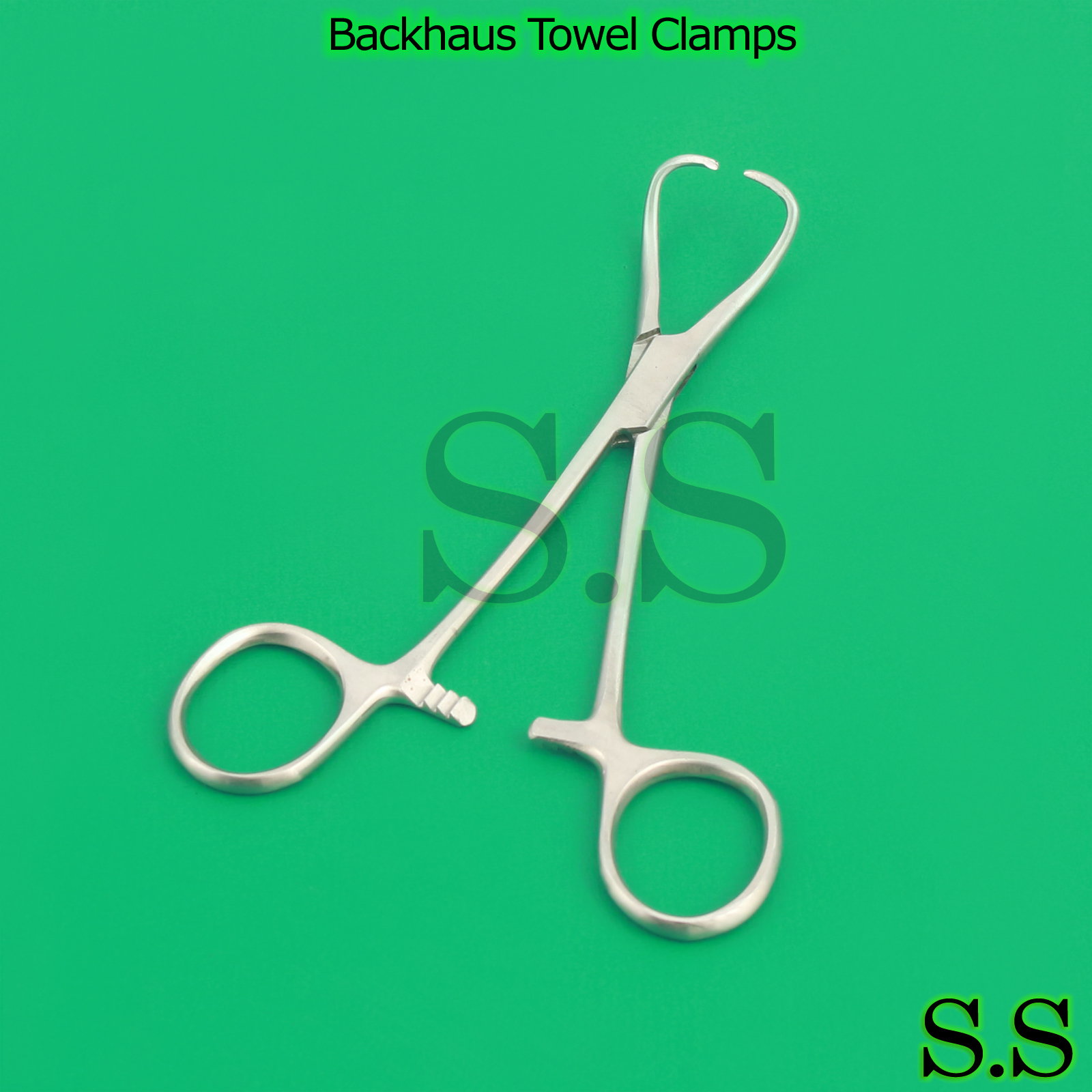 Veterinary Backhaus Towel Clamp forceps 3.5″ Stainless Steel New Instruments