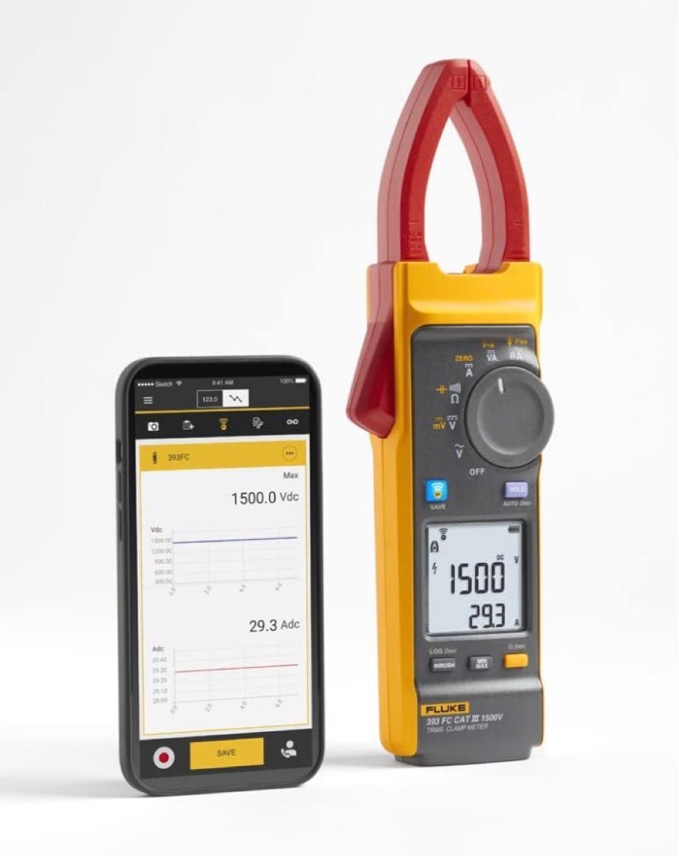 Fluke 393 FC Solar Clamp Meter Digital 1.3-Inch Jaw Clamp-On Tool – Brand New