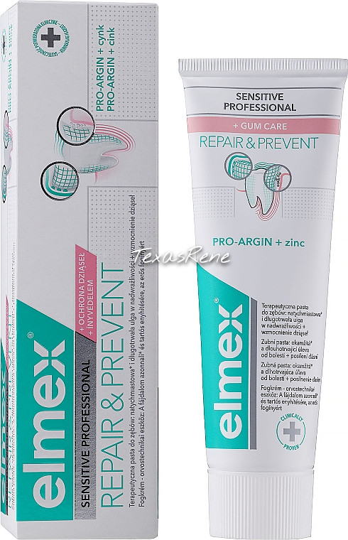 2x Elmex Sensitive Professional Repair & Prevent Pro-Argin Toothpaste 75ml