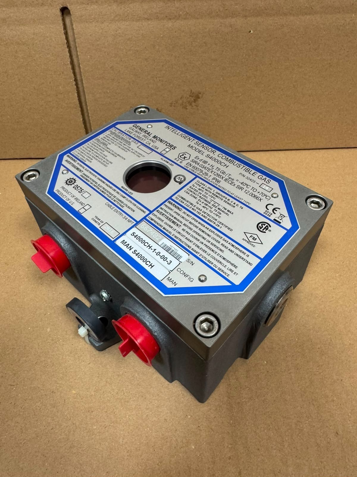 General Monitors / Intelligent Sensor, Combustible Gas / S4000CH / 32425-14
