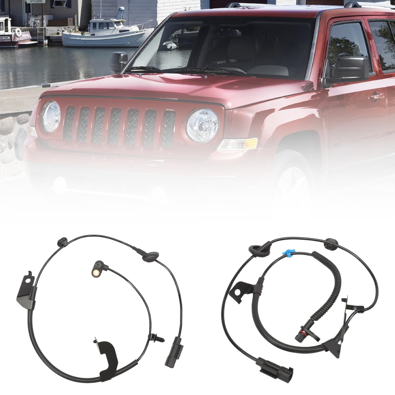4 PCS ABS Wheel Speed Sensor Front Rear fit for Patriot/Compass/Caliber 2007-…