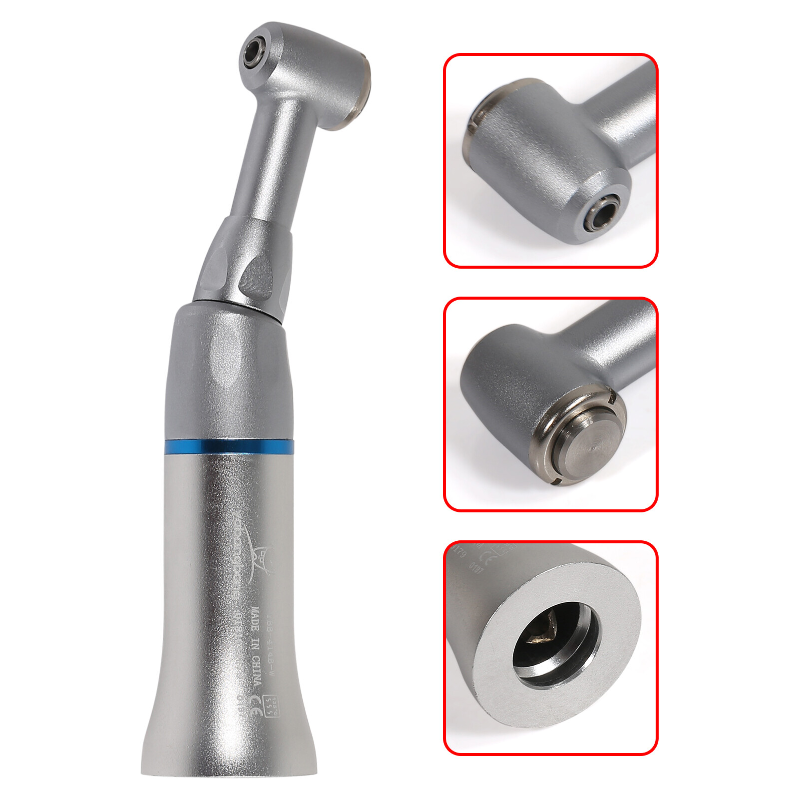 Dental Low Speed Handpiece Push Contra angle FG 1.60mm RA/CA 2.35mm WP