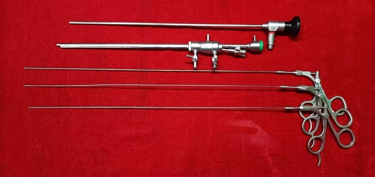 Hysteroscopy Surgery Set 2.9mm With Working Element 22fr & Loops 22FR Reusable