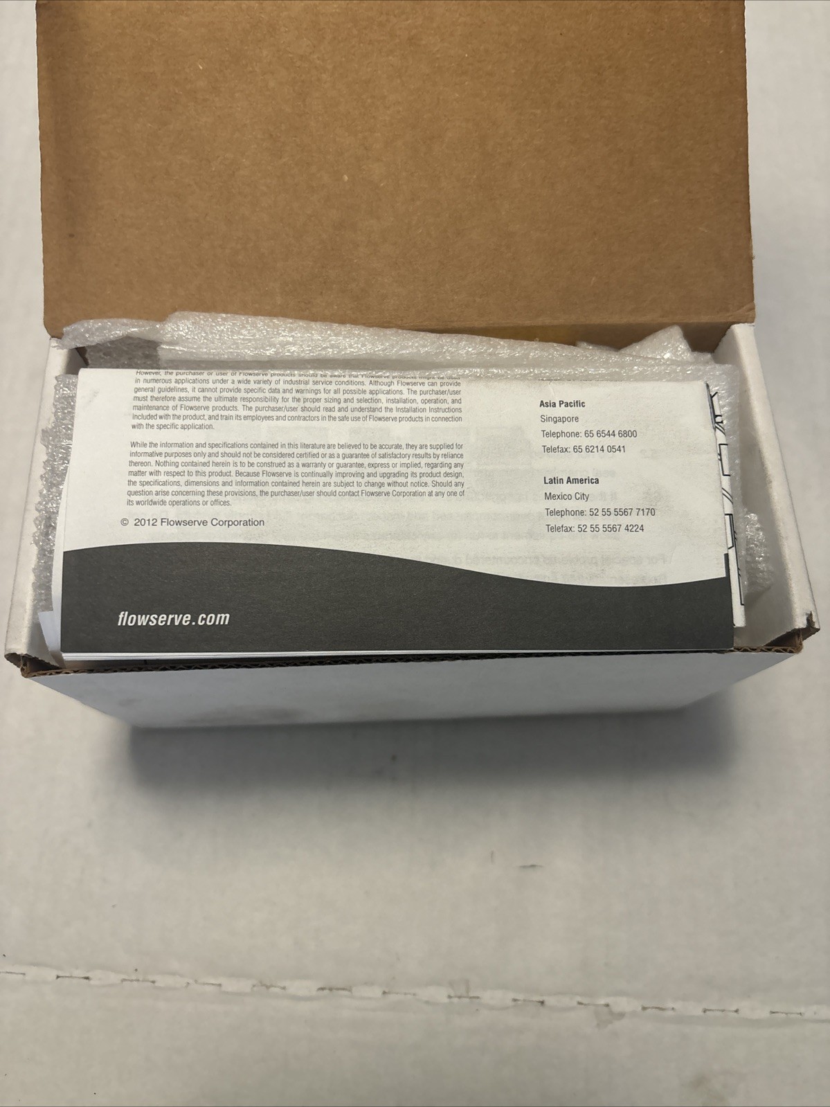 FLOWSERVE 94878-BASE 316SS TT DURA SEAL 1.125” New Open Box