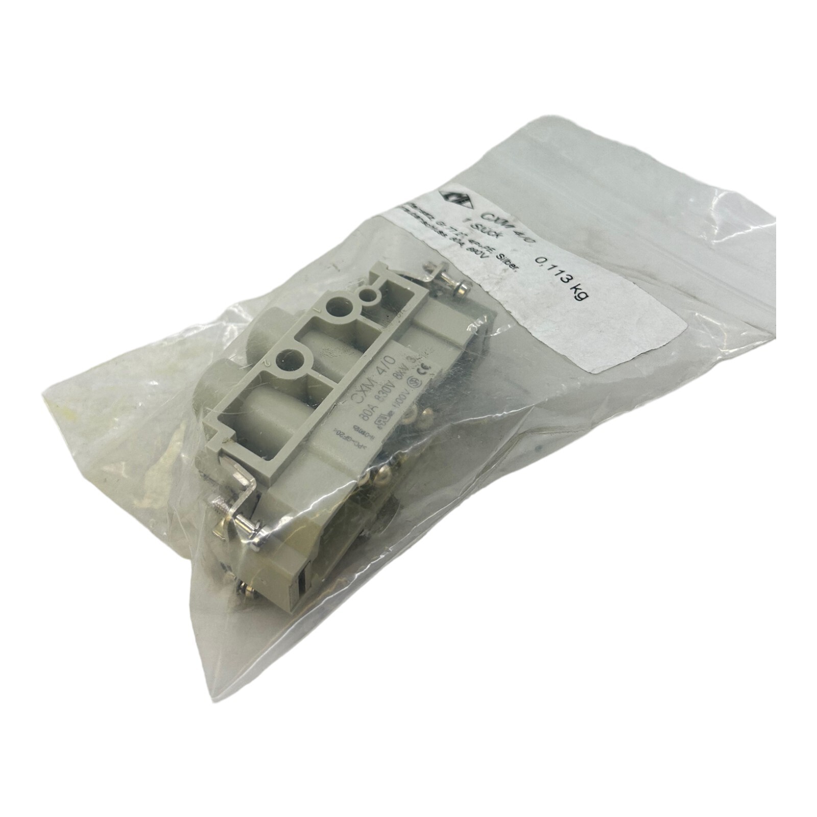 ILME Cxm 4/0 Terminal Connector 80A 8kV 4polig Protection IP20 Without Casing