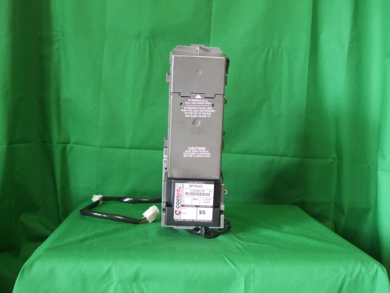 Coinco/Billpro bill acceptor BP4SX3 34V