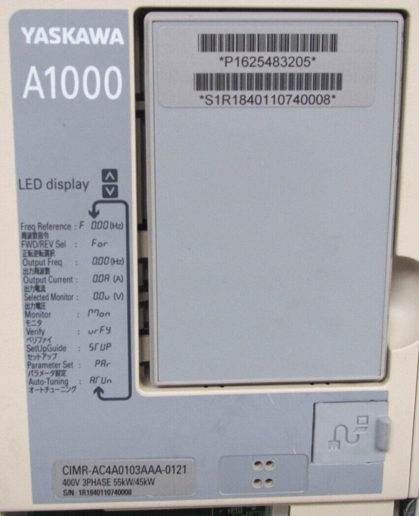 YASKAWA CIMR-ACAA0103AAA-0121 CIMR INVERTER 103A 55KW IP00 400VAC FREE SHIPPING