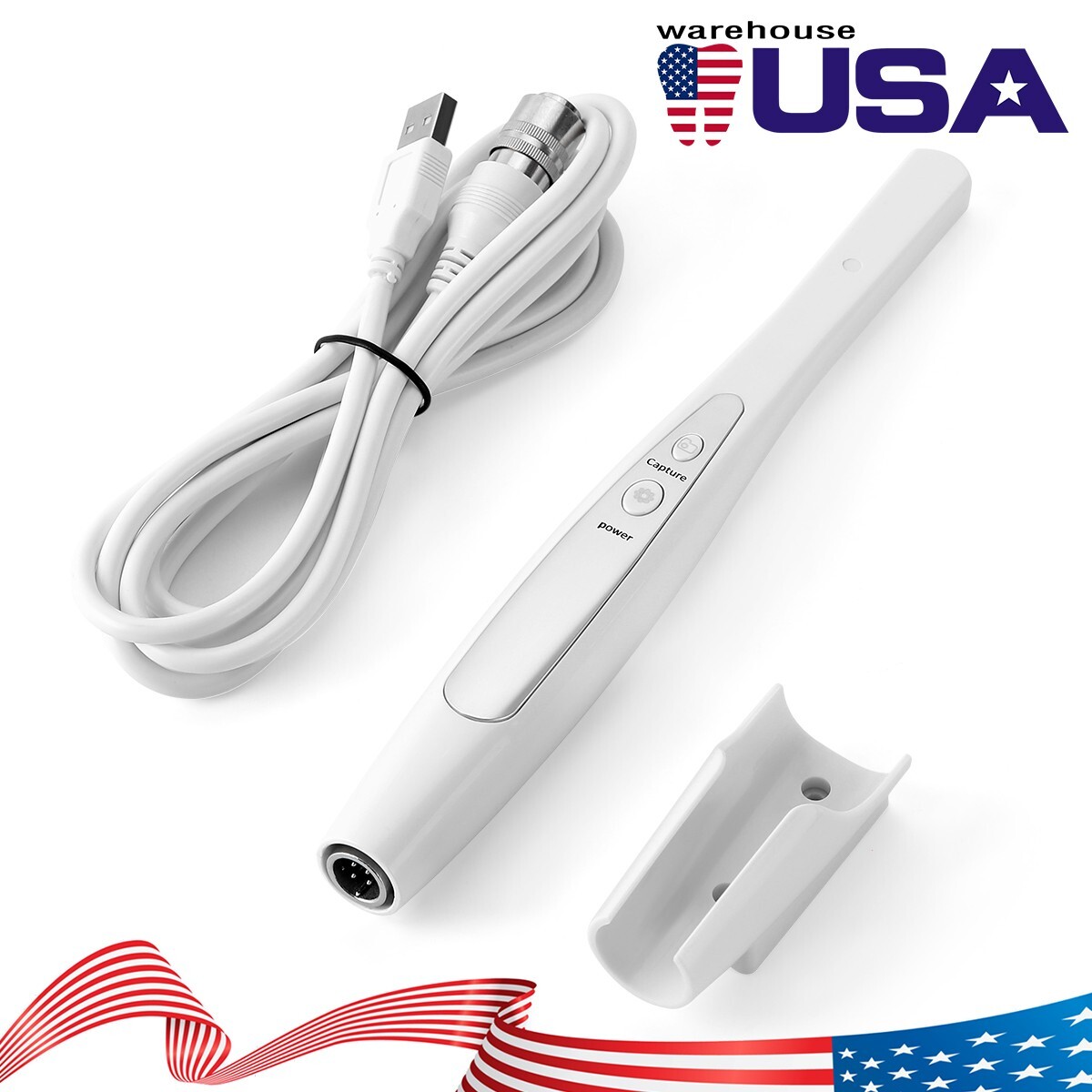 AZDENT Dental Intraoral Camera Digital USB Imaging Focus Intra Oral 6 LED Light