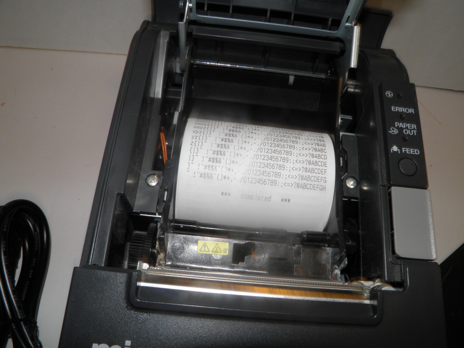 Micros Epson M129H TM-T88IV Thermal POS Receipt Printer IDN Printer w Power