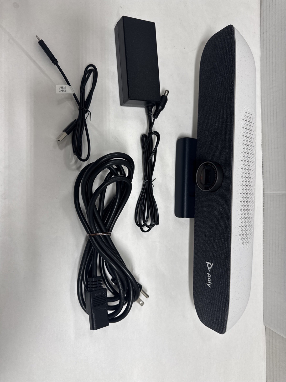 Poly Studio P15 Personal Video Bar 4K Camera Microphone Speaker Conference