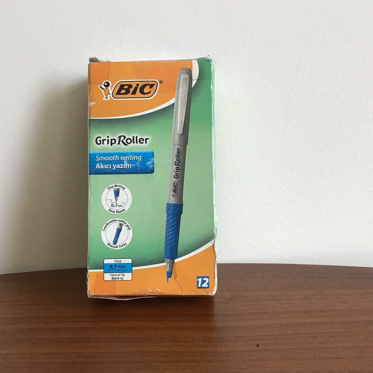 US House of Representatives Seal BIC US Grip Roller Pen Blue Ink 7mm Ball ,Dozen