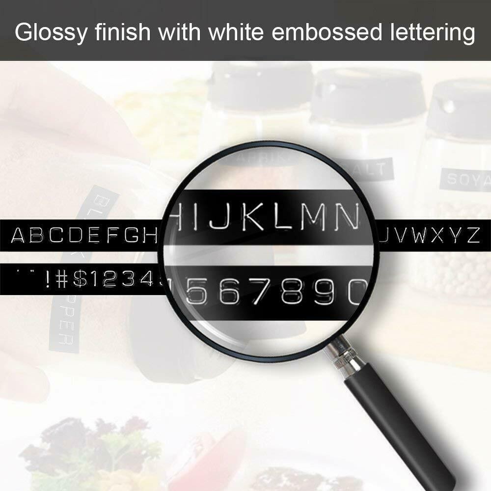 2PK For DYMO 3D Embossing Label Tape Organizer Xpress A521209 White/Black 12mm