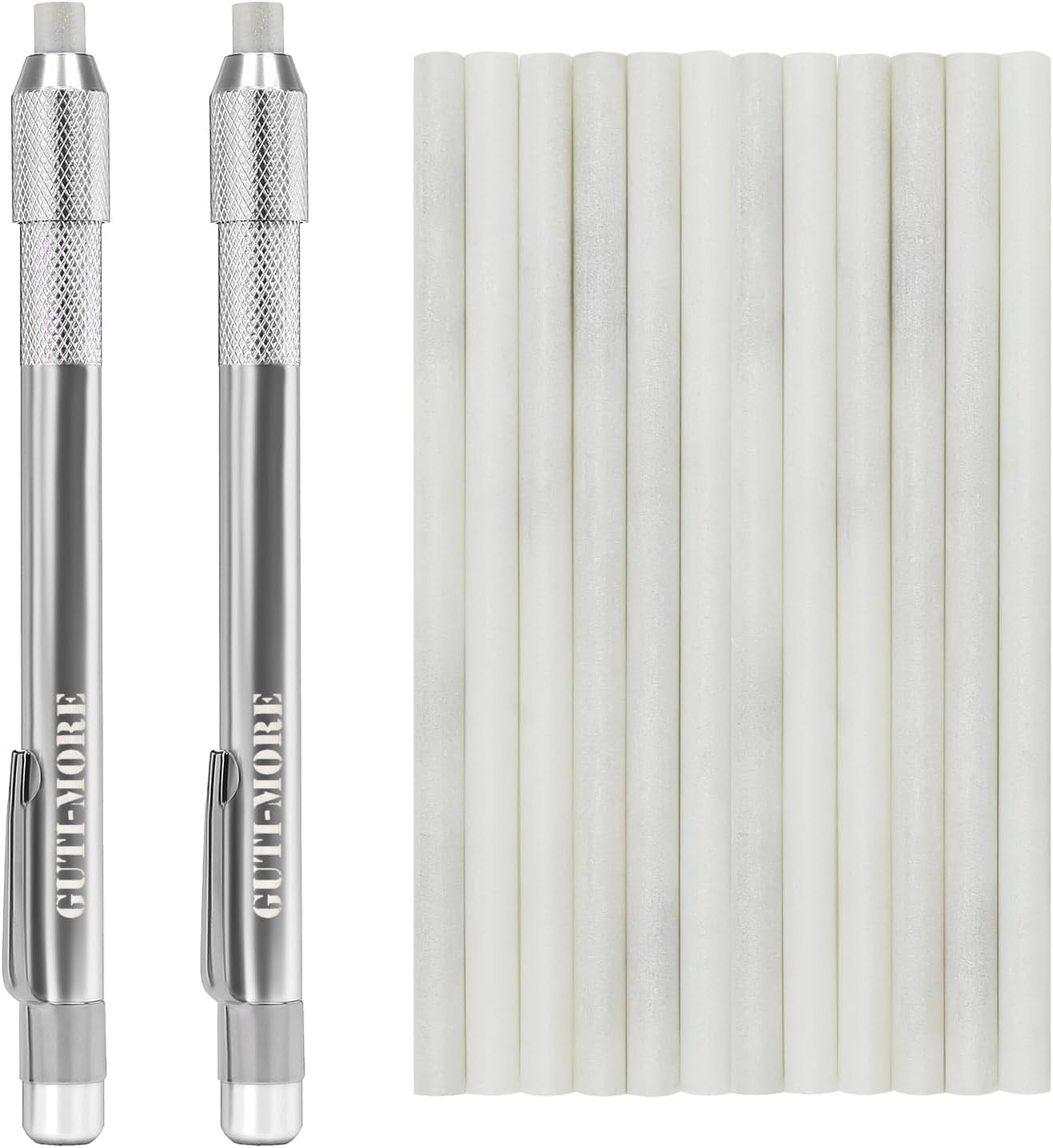 Gutimore Round Soapstone Holder 2pcs Round Soapstone Pencils with 14pcs Soaps…