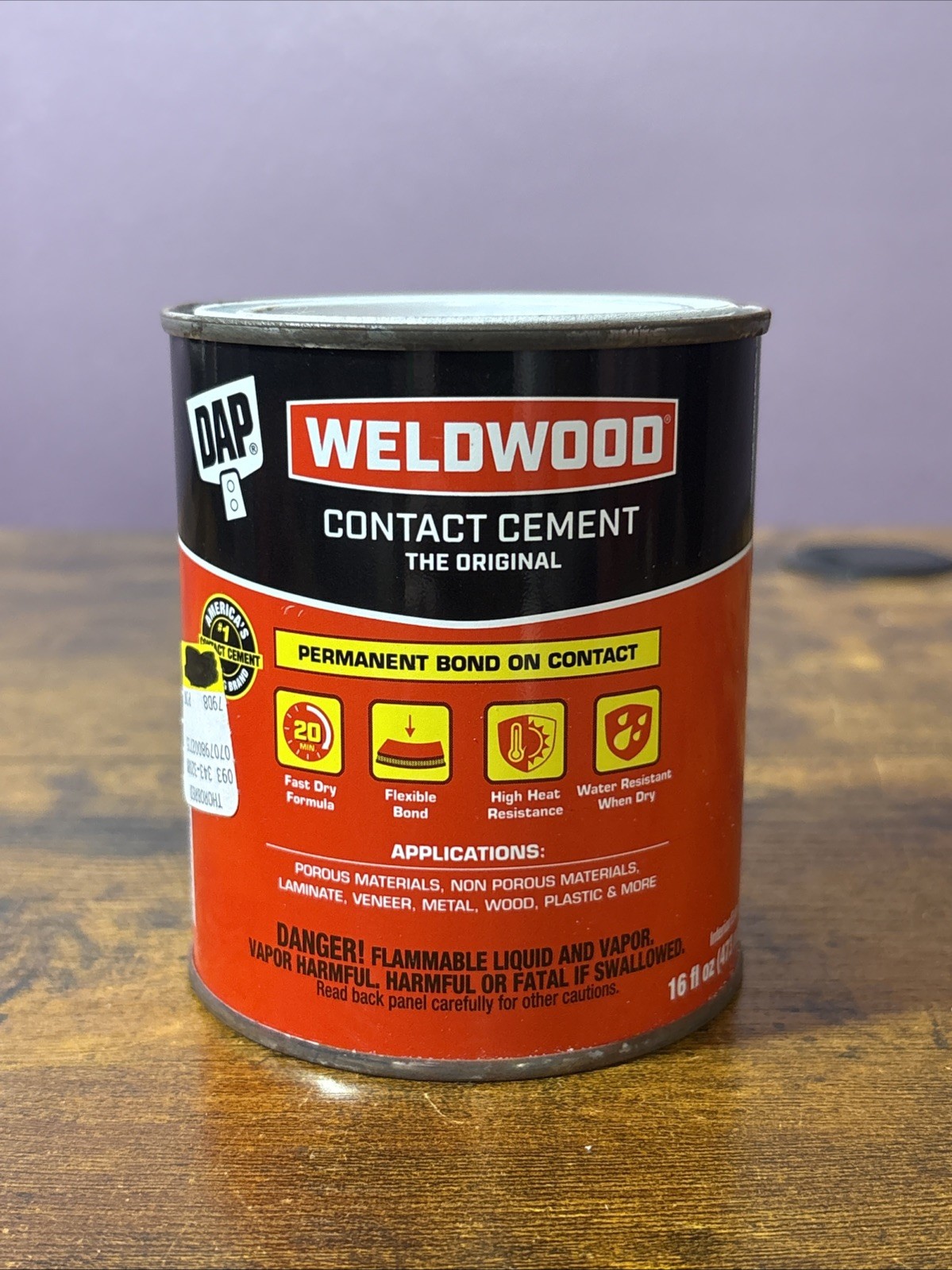 DAP Weldwood 16 oz Tan Original Contact Cement