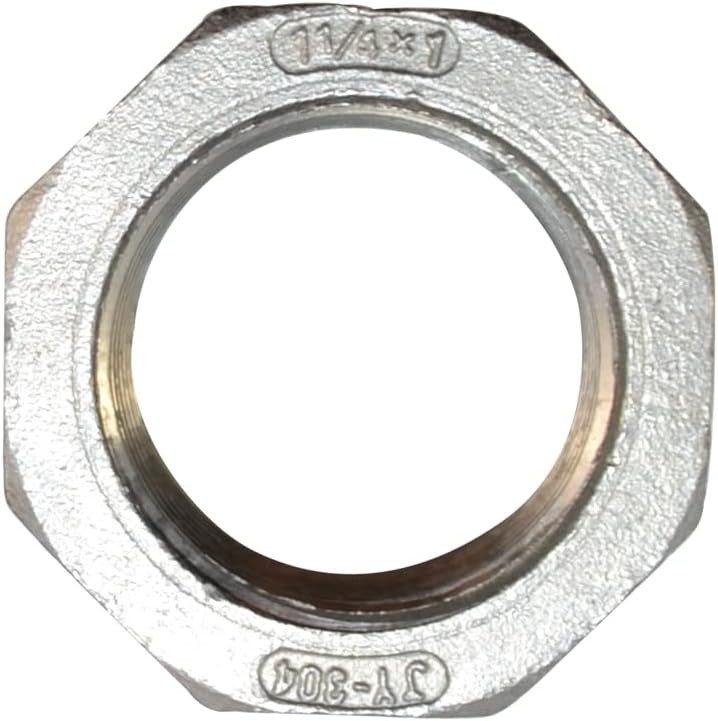 High Pressure 1-1/4″ Male to 1″ Female NPT Stainless Steel Adapter Fitting