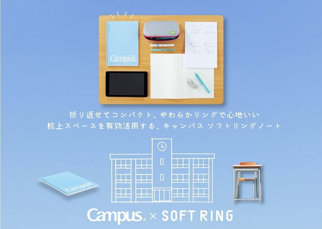 KOKUYO Spiral Lined Notebook, 10» x 7» Pastel Journal Unknown_binding