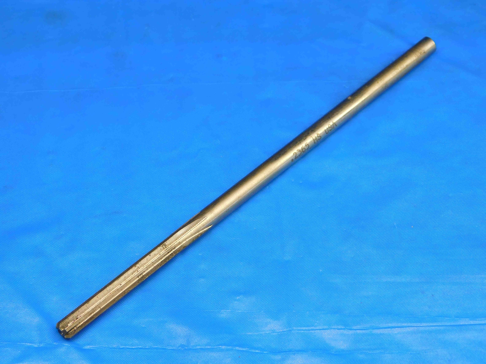 0.2362 O.D. HSS CHUCKING REAMER 6 FLUTE .2362 15/64 .2500 -.0138 UNDERSIZE 6 mm