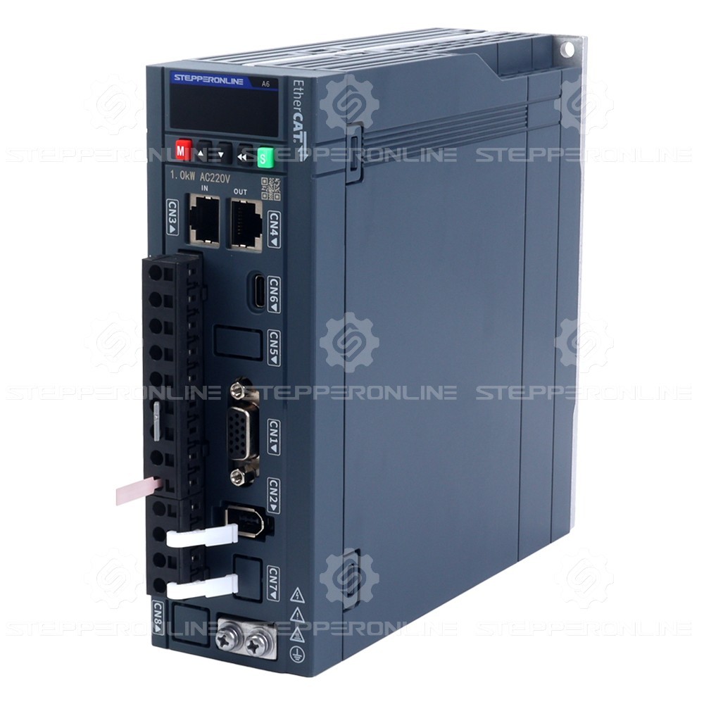 STEPPERONLINE EtherCAT AC Servo Motor Driver Kit 400W 1.27Nm 220V CNC Controller