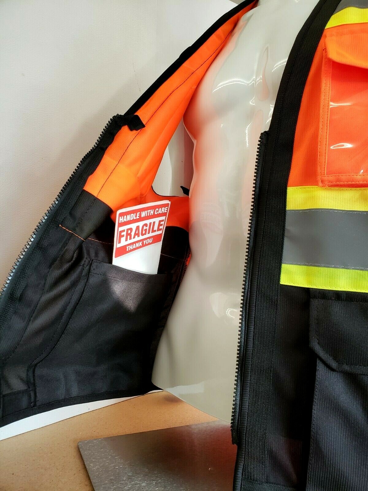 Surveyor Two Tone Safety Vest ANSI/ ISEA 107-2015 Approved (Small to 5XL)