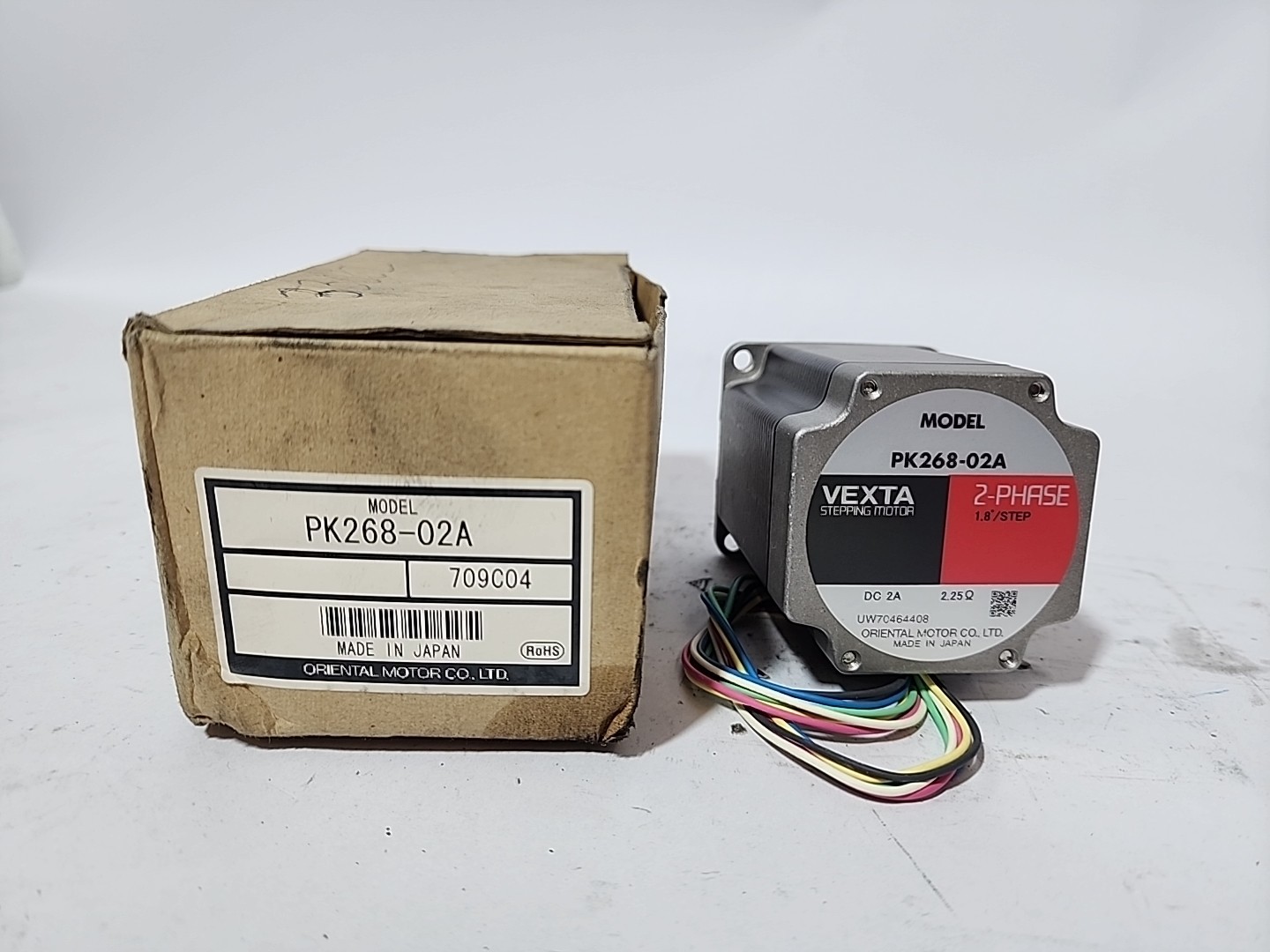 VEXTA ORIENTAL MOTOR PK268-02A VEXTA 2-PHASE STEPPING MOTOR