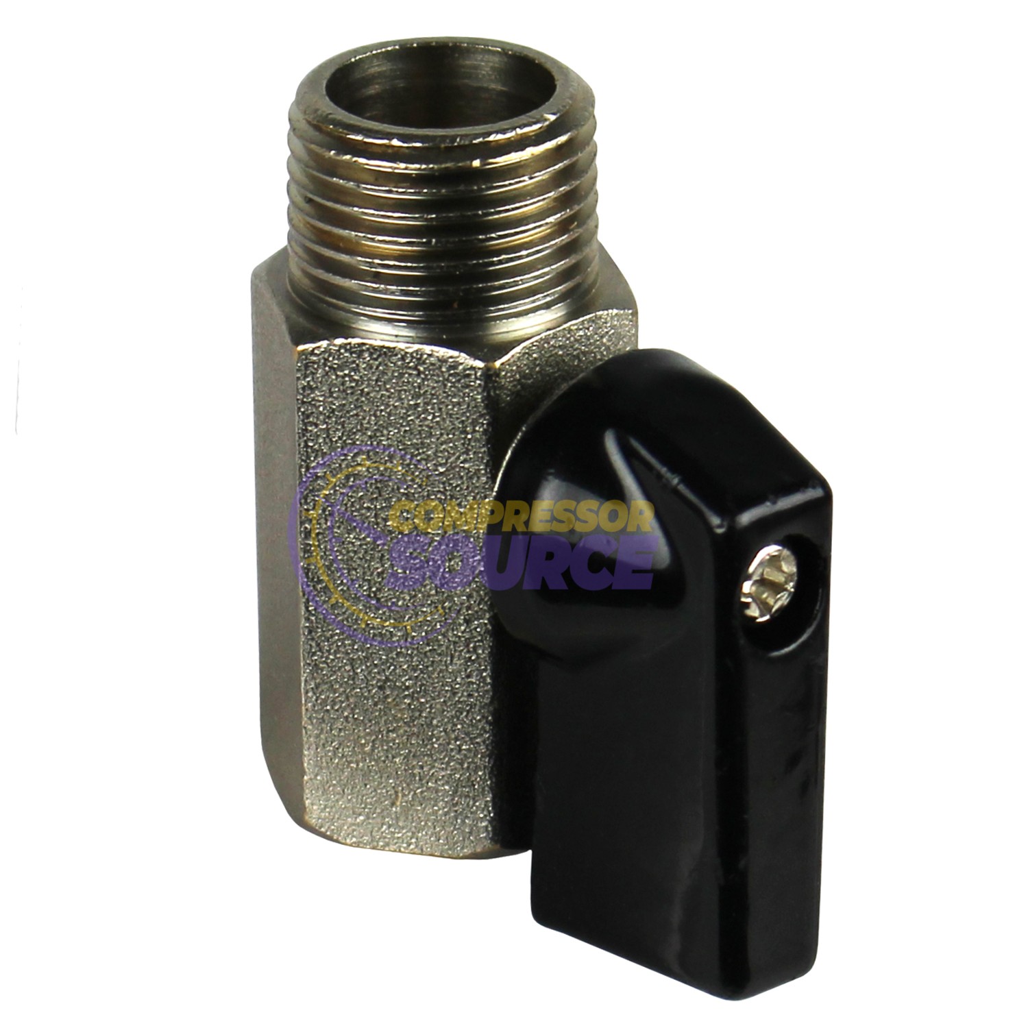 Mini 3/8″ Male 3/8 Inch Female NPT Brass Ball Shut Off Valve Water Air Fluid WOG