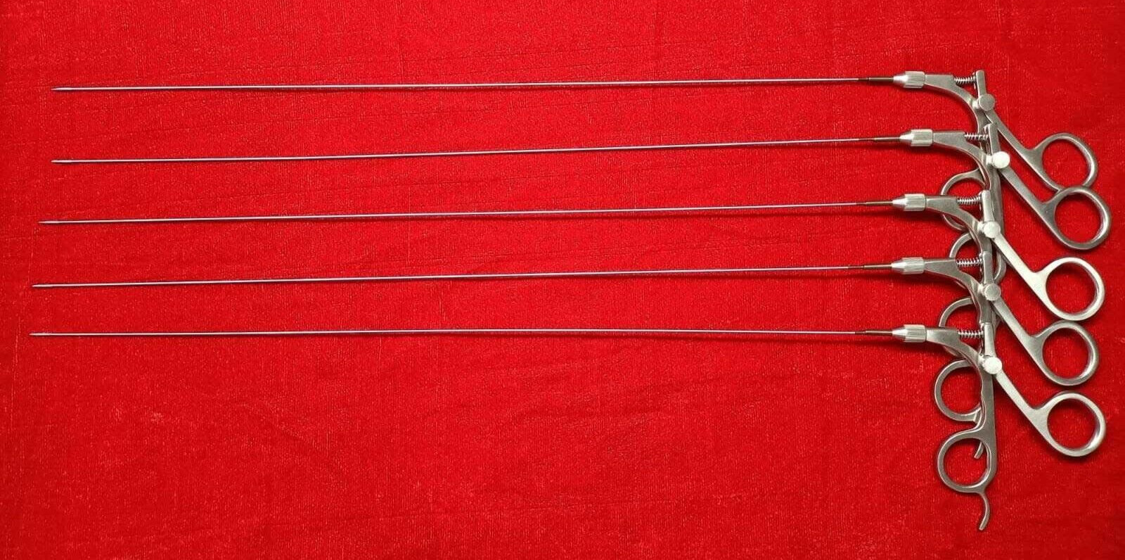 5pc-Laparoscopic Hysteroscopy Semi Rigid Scissor 5FR 40cm Surgical Instruments