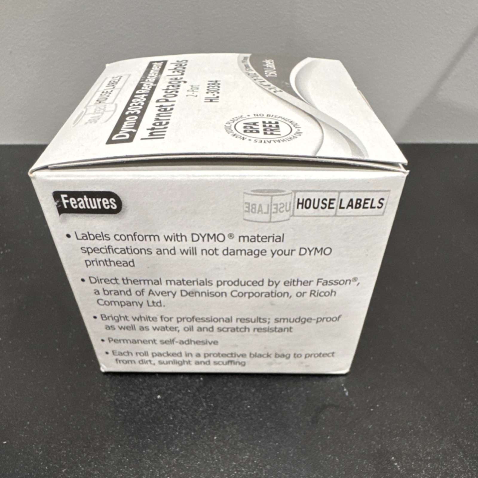 HouseLabels HL-30384 Shipping Labels 2-Part 2-1/4″ x 7-1/2″ 150 ct Dymo