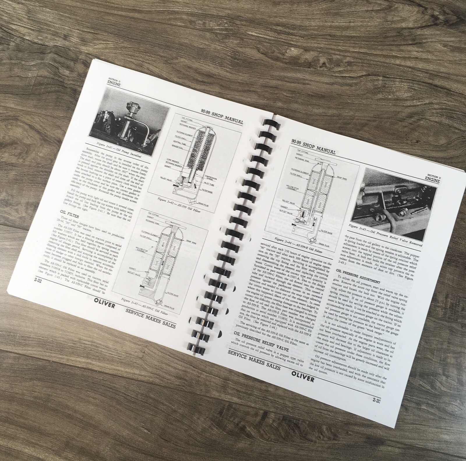 Oliver 90 99 28-44 Tractor Service Manual Repair Technical Workshop Overhaul