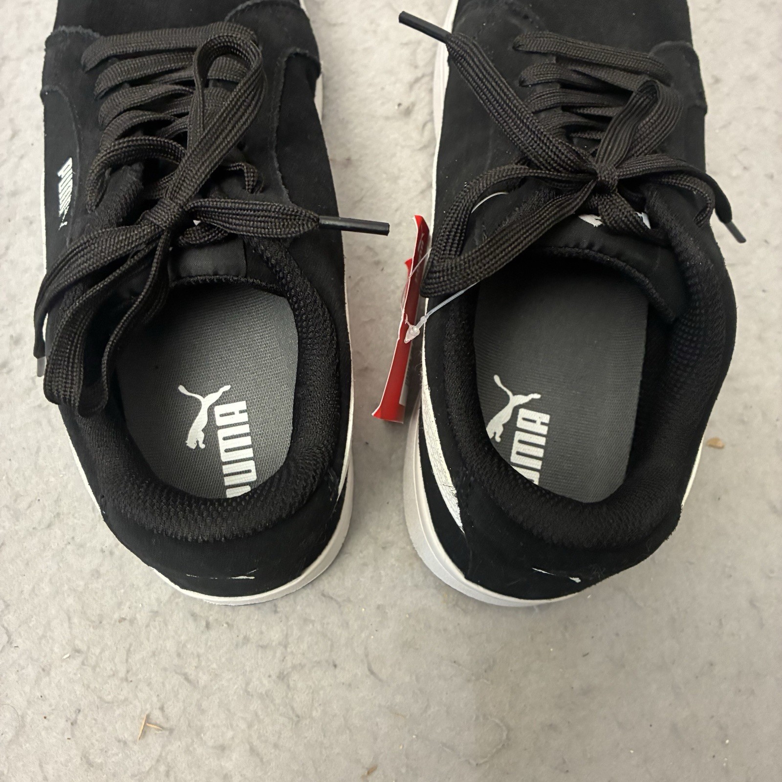 Puma Safety Iconic Suede Black Low 64.001.5 Men’s Size 8.5 Work Shoes EH SR NWT