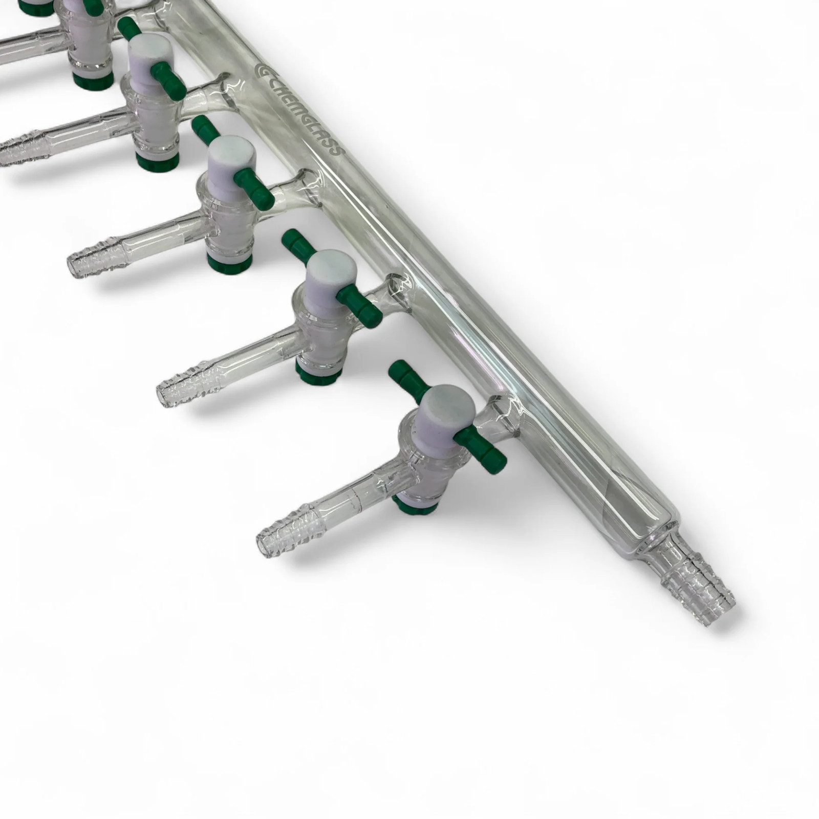 Chemglass Right-Handed 6 Port Vacuum Manifold CG-4430-02 (Best Offer!)