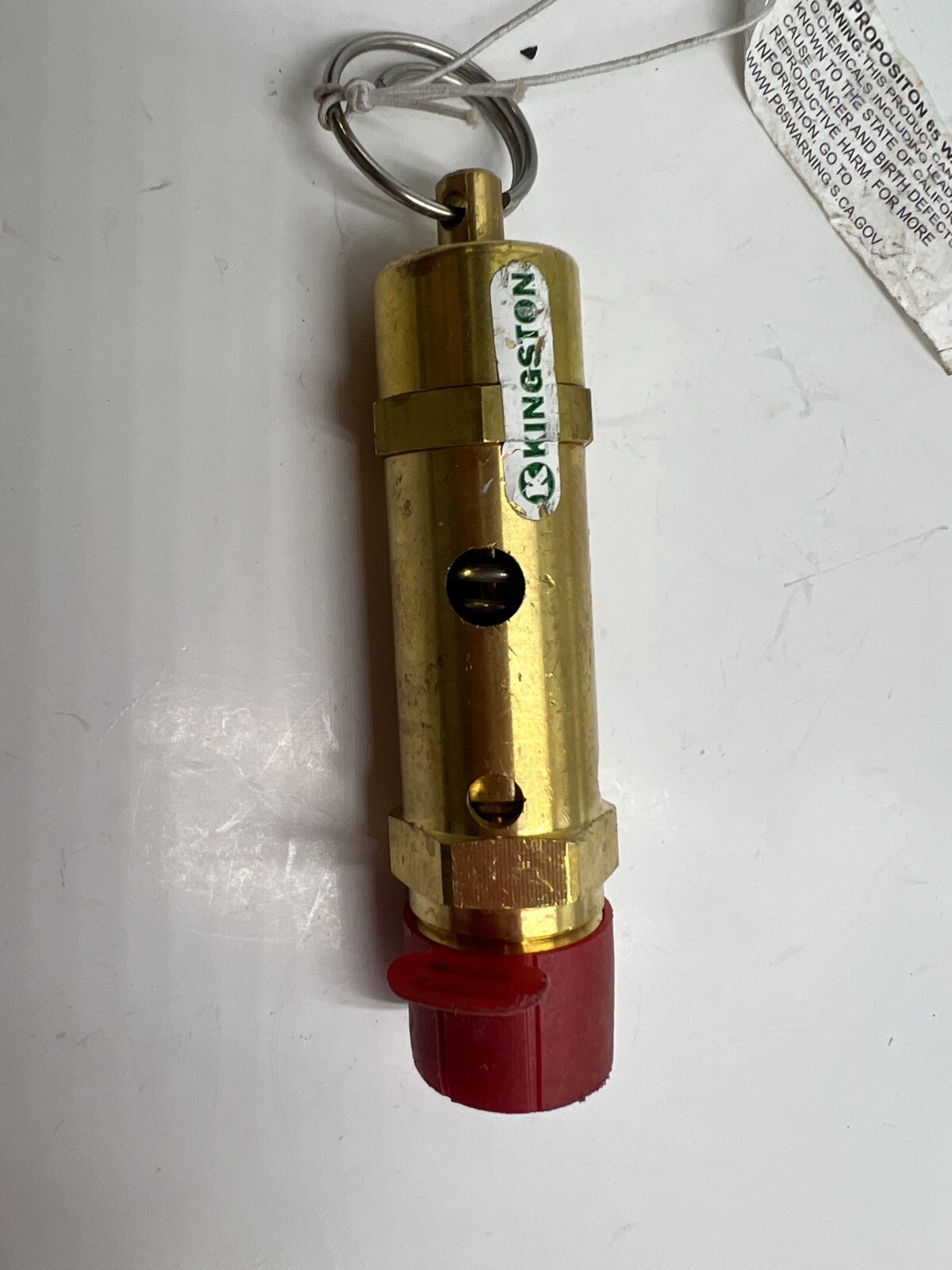Kingston FIG. 112CSS 1/2NPT Pressure Relief Safety Valve 0G15749.2CL, Brass