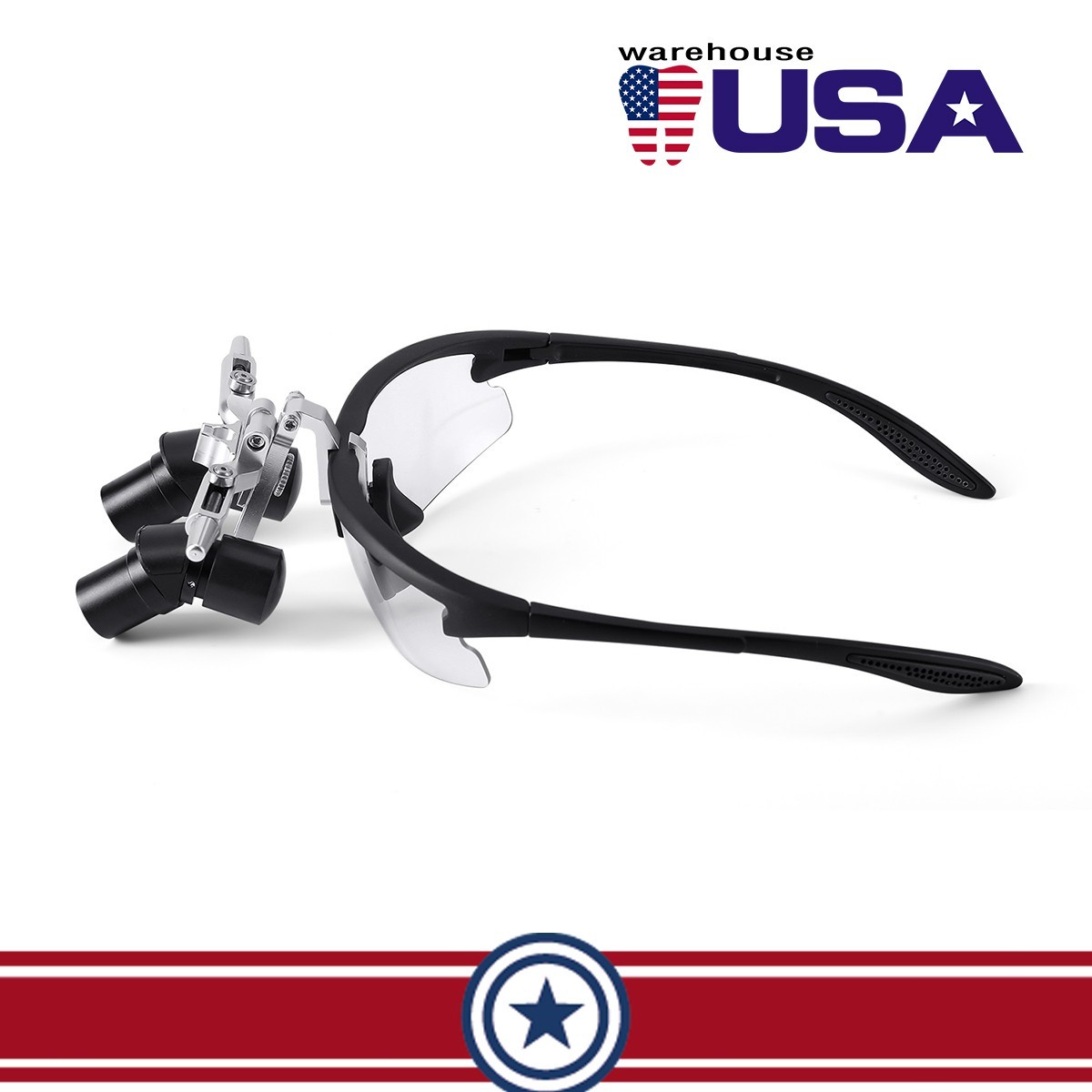 4.0X Dental Surgical Ergonomic Ergo Binocular Loupes Ultralight Magnification